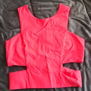 Windsor coral zip top